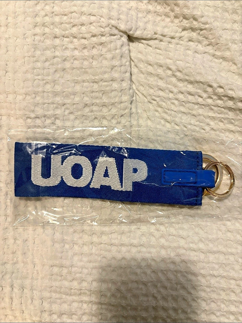 Universal Orlando Annual Passholder Keychain Blue & Gold